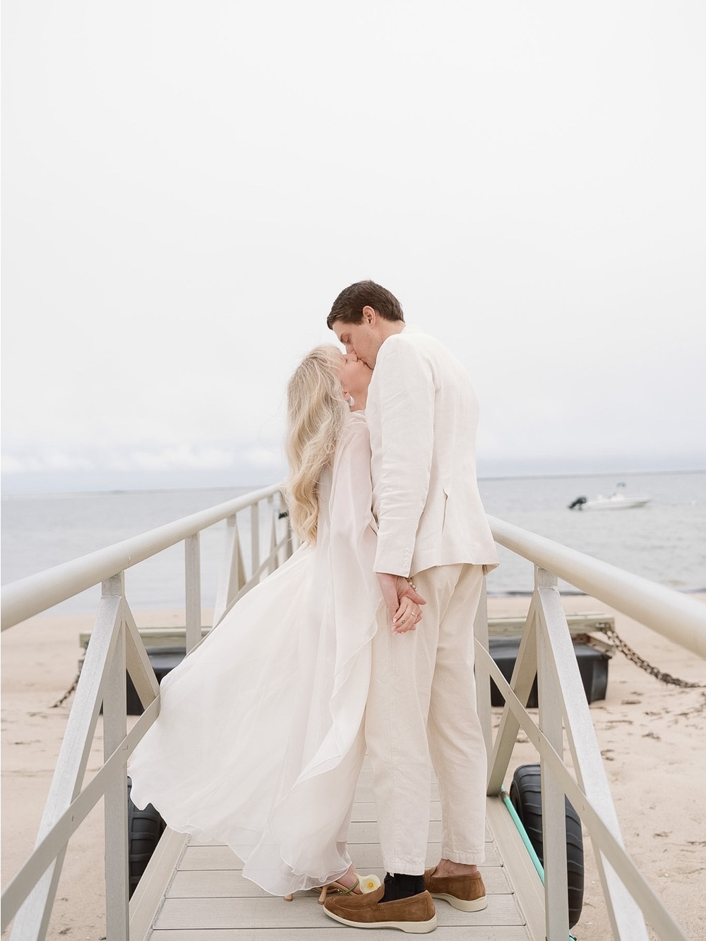 White organza maxi dress - Picture 4 of 5